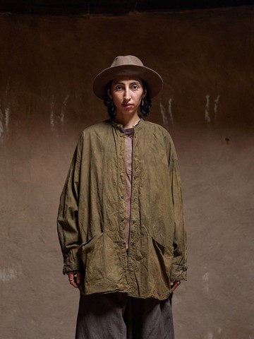 復古文青 / 純棉植物染男裝外套 / 休閒上衣