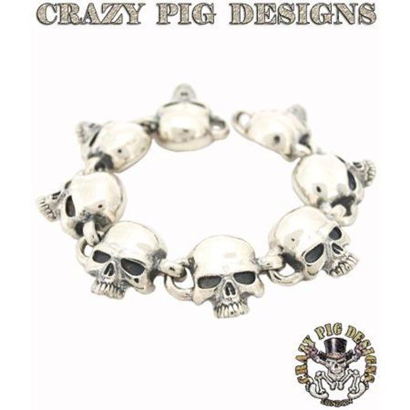 クレイジーピッグ CRAZYPIG エビルスカル ブレスレット CRAZY PIG バングル メンズ ブレスレット レディース |  LINEブランドカタログ