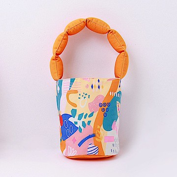 OB嚴選中大尺碼-Q澎繽紛磁吸手提水桶包《YA458》