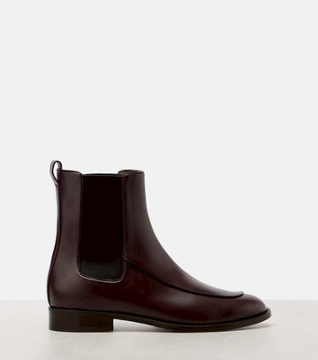 Max Mara Mirto leather Chelsea boots