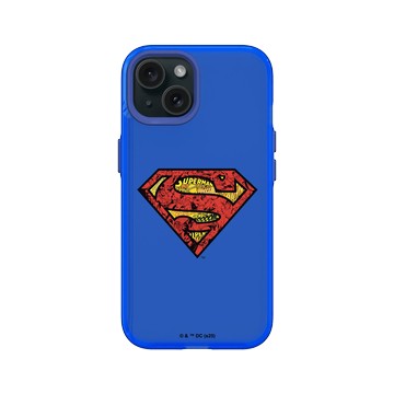 iPhone 15 Clear 激光藍 - Superman - Superman-經典漫畫LOGO