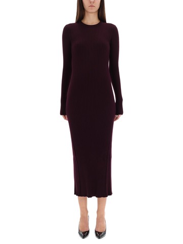 helmut lang dress with back slit