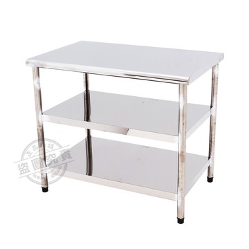 【Abis】豪華升級版三層圓角304不鏽鋼桌/料理桌(60X90CM)-1入