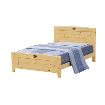 ASSARI-北歐松木實木床架(單大3.5尺)單大3.5尺