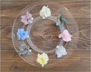 花朵和棉珍珠耳環 / 耳夾 / 抗過敏 / 共8色