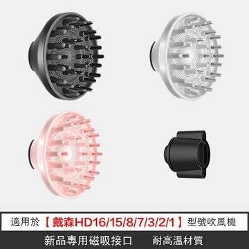 適用于戴森吹風機HD16順發風嘴15/8/7卷發烘干風罩華強北風筒配件 d7143