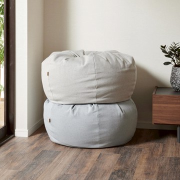 洋蔥式可拆洗懶骨頭沙發椅(再生丹寧針織布款)-170L 丹寧灰