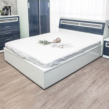 Birdie南亞塑鋼-5尺雙人加高型側掀塑鋼床組(床頭箱+加高側掀床底)(鐵刀木色)