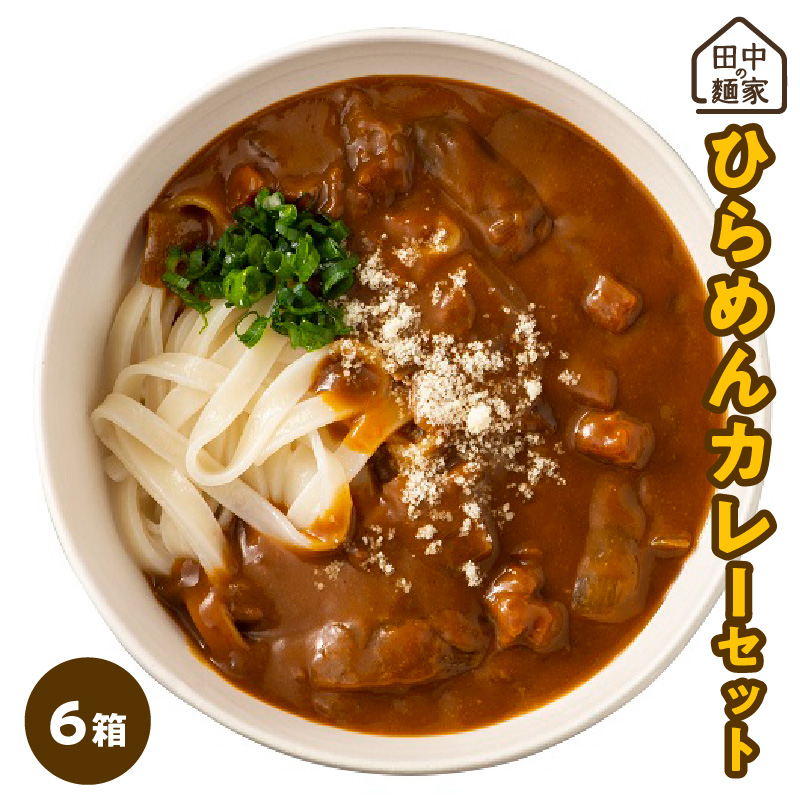 田中の麺家ひらめんカレーセット６箱