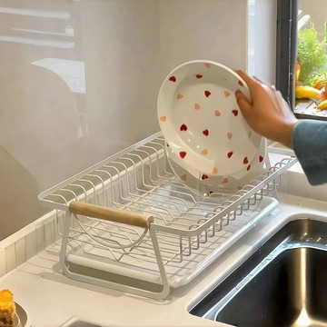 【桃園出貨🔥】廚房瀝水架家用碗碟架餐具置物架子多功能碗櫃檯面廚具水杯收納筐