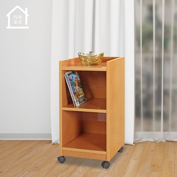 二格塑鋼置物櫃 置物收納櫃 活動櫃 餐櫃 碗盤櫃 防水塑鋼家具(寬41.5x深45x高86公分)【巧沐家具】