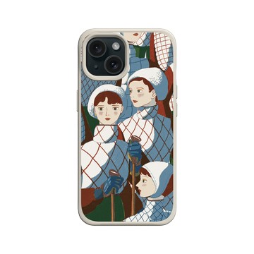 iPhone 15 SolidX 貝殼灰 - Konatsu Tani 谷小夏 - 雪日群像