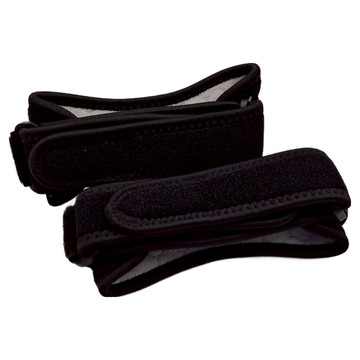 LDX 極致透氣雙向調節加強型運動減震髕骨帶 2入 適用腿圍35~48cm  F  黑色  1組