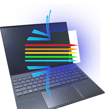 【Ezstick】ASUS Zenbook 14X UM5401 UM5401QA 防藍光螢幕貼｜可選鏡面或霧面