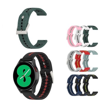 【運動矽膠錶帶】Garmin vivomove Sport 錶帶寬度 20mm 智慧手錶 雙色 透氣 錶扣式腕帶