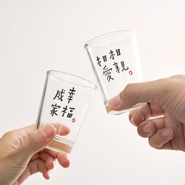 【Mao's 樂陶陶 x 何景窗】相親相愛幸福成家玻璃杯禮盒組