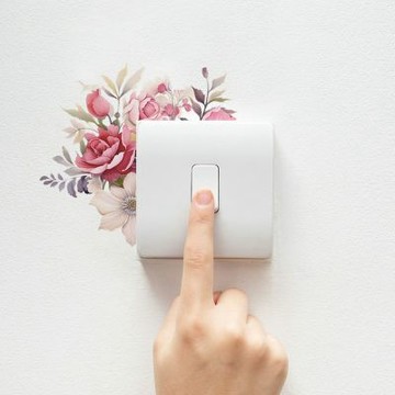 【MR.ZAKKA】創意萬用裝飾貼紙-植物主題 清新粉色玫瑰花卉 居家節慶布置 DIY可移式壁貼 無痕壁貼 牆貼