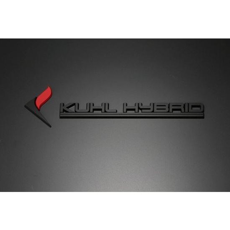 KUHL エンブレム H ハイブリッド マットブラック・クローム クールレーシング | LINEブランドカタログ