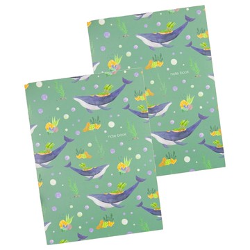 conifer 綠的事務 膠裝易撕筆記本 柔伊插畫 海底之夢 16K 橫線  2本