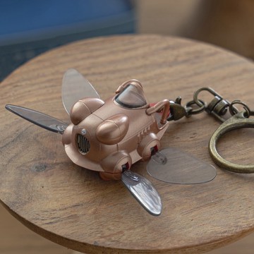 真愛日本 宮崎駿 吉卜力 天空之城 飛行器 跑跑 迴力車 鑰匙圈 吊飾 掛飾 玩具 小車