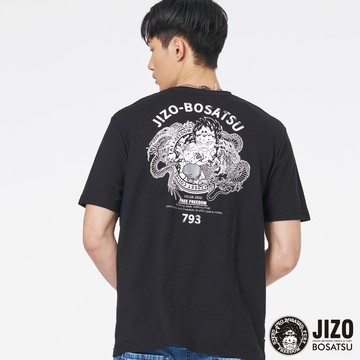 【買1送1】伏龍口袋短TEE(黑) - BLUE WAY 地藏小王