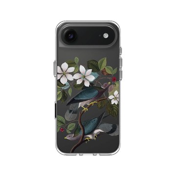 iPhone Air Clear Case（相機按鈕） 透明 - The British Library - 美洲鳥譜 ‧ 帶尾原鴿