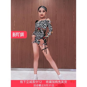 拉丁舞練功服2025秋冬新款舞蹈服女兒童高級感跳舞練習演出服套裝