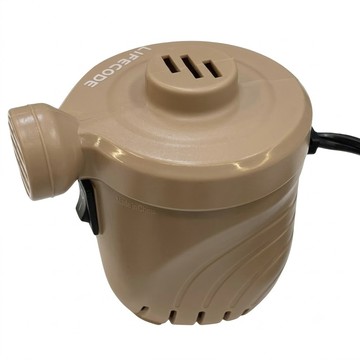 Lifecode 生活密碼 110V強力電動充氣幫浦  沙色  1個  10.5 x 10.5 x 8.5cm