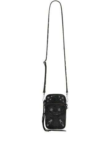 Balenciaga - Le Cagole lambskin phone holder - unisex - Lambskin - One Size - Black