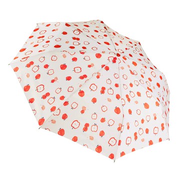 【RAINSTORY】蘋果刺蝟抗UV加大防回彈自動傘(橘)