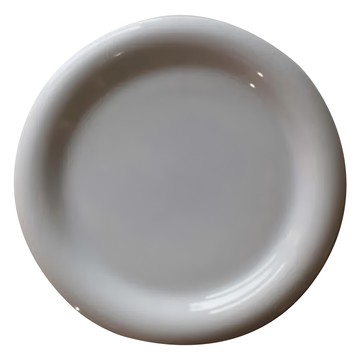 美濃燒 強化白28反口皿  28 x 1.5cm  白色  1個