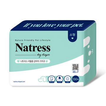 Natress 寵物尿布補充片 小型  1包  130片  S號