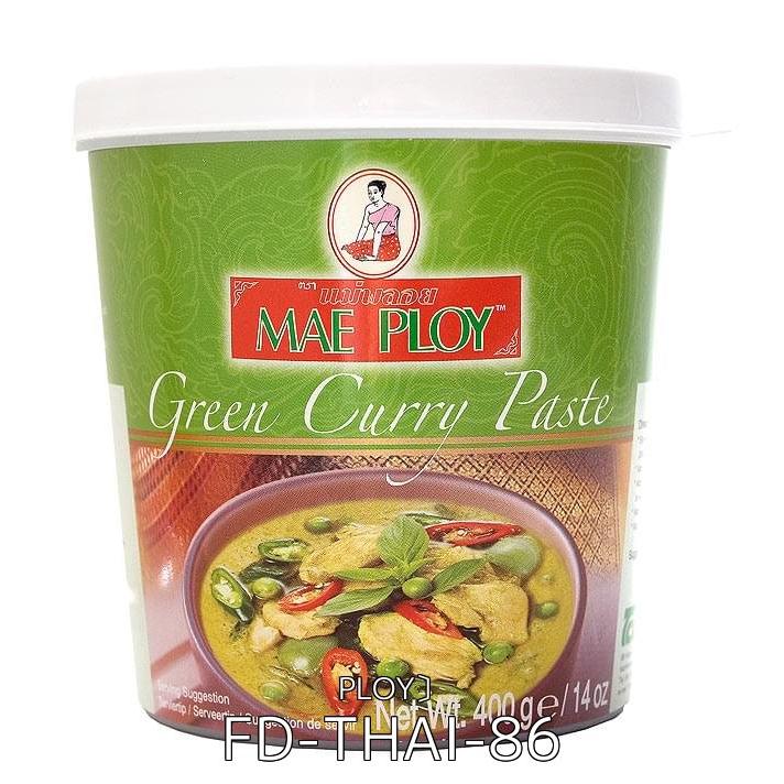 セット MAE PLOY タイ料理 (6個セット)グリーンカレーペースト 400g 〔MAE PLOY〕 タイカレー 料理の素 ココナッツ