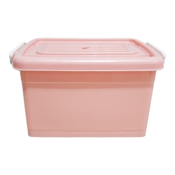 KEYWAY 聯府 銀采滑輪整理箱 AK400-2 25L  468 x 343 x 265mm  紅色  1個