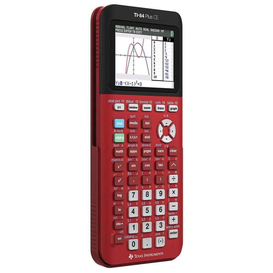 Texas Instruments TI-84 Plus CE Radical Red Graphing Calculator