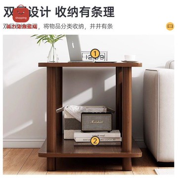 小方桌床頭櫃小桌子出租屋沙發邊幾 小茶幾 租房臥室茶幾 床頭置物架 [PP0429001]
