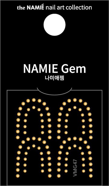 【專業用】NAMIE Gem 美甲裝飾藝術貼紙 Volume Metallic 47