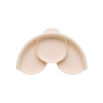 miniware 微兒 矽膠聰明分隔盤 食品級矽膠耐熱230度 可微波/洗碗機清洗/蒸氣鍋消毒 美國設計 台灣製造  22 x 14.5 x 2.5cm  蜜桃橘  1個