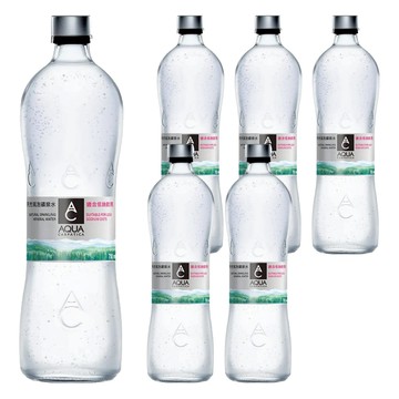 AQUA CARPATICA 喀爾巴阡 天然氣泡水 750ml 玻璃瓶  6瓶