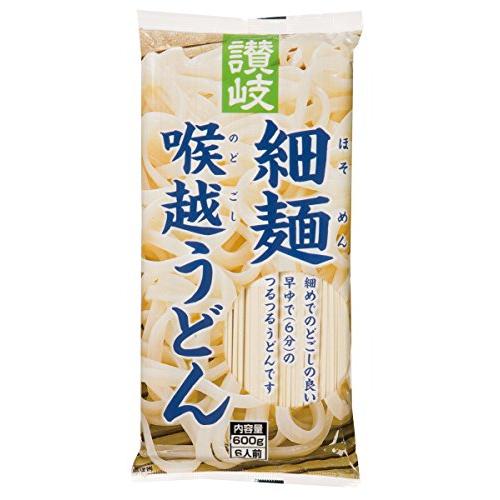 さぬきシセイ 讃岐細麺喉越うどん 600g×5袋