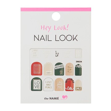 【 DIY 美甲】Hey Look 美甲裝飾藝術貼紙 隨性刻字