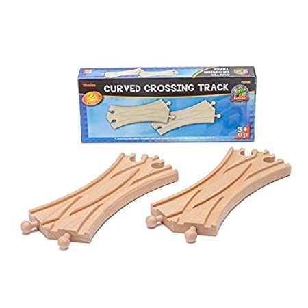 Maxim Enterprise Curved Crossing Track for Wooden Toy Train Unique