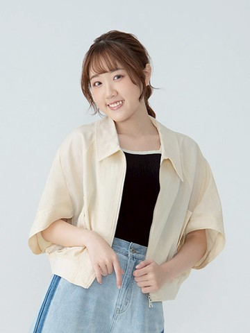 短版飛鼠袖外套(LA41L0Y0100) - earth music&ecology