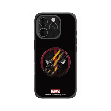 iPhone 16 Pro SolidX 黑 - 迪士尼-漫威 Marvel - 死侍與金鋼狼-Logo