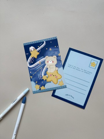 星夜明信片