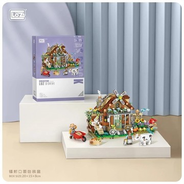 樂高 其他/周邊 LOZ微型積木農場小屋