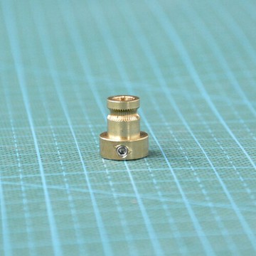 3D打印機DIY配件 銅質送絲輪 1.75MM打印絲適用直 內徑5MM