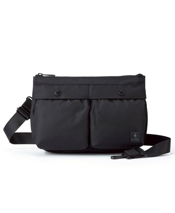 【PORTER INTERNATIONAL】COVE斜背包(S)  11890-00101(黑色)