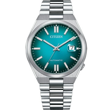 CITIZEN 星辰 NJ0151-88X 綠色面盤自動上鍊機械男錶 綠面40MM