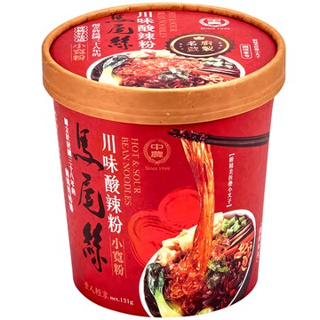中農粉絲 馬尾絲 川味酸辣粉  1個  131g